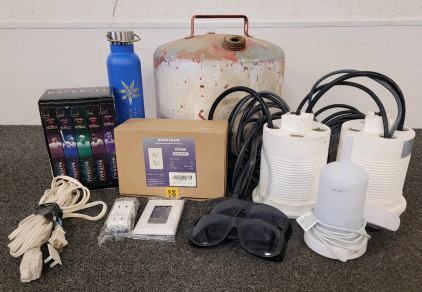 Vintage Gas Can, Officelink Furniture Power Distribution Units, Essential Oil Diffuser, Outlet Reciprocals, Glasses, And Baseball By Ken Burns