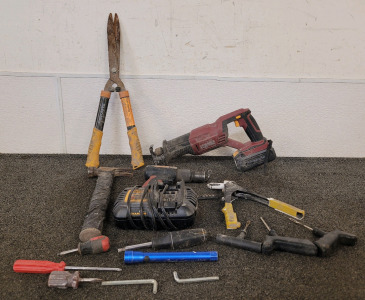 Chicago Electric Reciprocating Saw, Dewalt Battery Charger, Craftsman Impact Hammer, And More