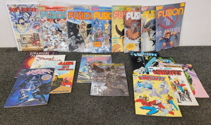 Assortment of Comic Books, Including Fusion, Southern Night, And Army Of Darkness