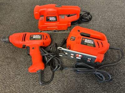 Black and Decker Jigsaw, Sander and Drill