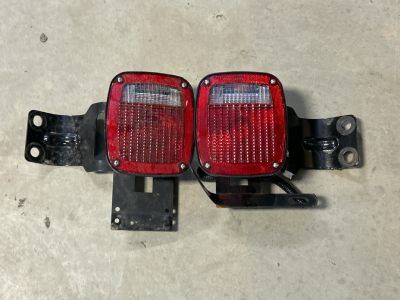 Pair Of Tail Lights With Brackets