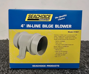 Seachoice 4" In-Line Bilge Blower- New In Box