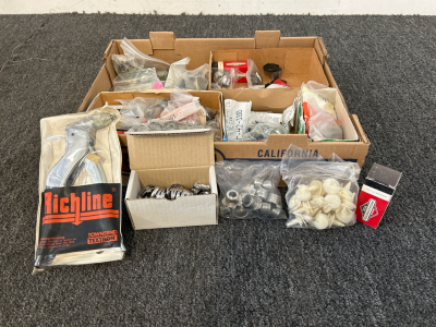 Box Of Car Ignition Parts and Hardware