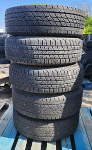 (3) Toyo H/T Open Country Tires And (2) Stratus HT MasterCraft Tires With Rims Sized LT245/75R17