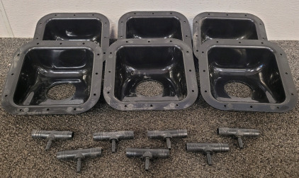53&deg; Degree Utility Body Fuel Fill Pipe Bracket And Hose Fittings