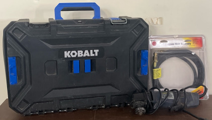 Kobalt Toolbox, 12&rsquo; Propane Hose Assembly & Chicago Electric Angle Grinder