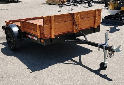 Custom Single Axle Trailer Box Length Just Shy Of 6'(94") Box Width 6'.1" (73") Lights Work