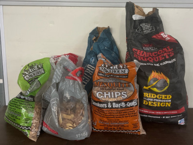 Charcoal Briquettes & Smoking Wood Chips