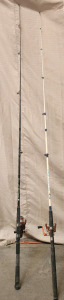Shakespeare Tiger Spinning Fishing Pole And A SouthBend Competitor Spinning Combo Fishingpole