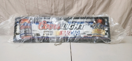 Coors Light Nascar Pool Table Light