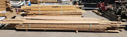 Various Types of Wood Paneling Mostly Tongue and Groove All Good Wood.. 16' Lengths..