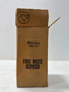 (1) Whirlaway Model GG42 Food Waste Disposer