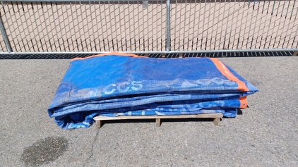 Pallet with Heavy Duty Tarps