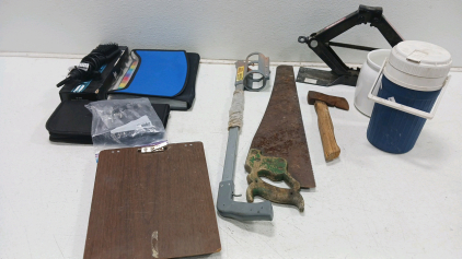 Antique Handsaw - Antique Hatchet - Electrical Hairbrush - Mini Drone & More