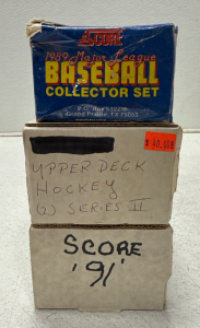(3) Boxes of Assorted Sports Cards 100+ Cards