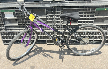 (1) Titan Wildcat Mountain Bike 26&rdquo; (Black & Purple)