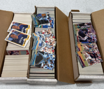 (3) Boxes of Assorted Sports Cards 100+ Cards