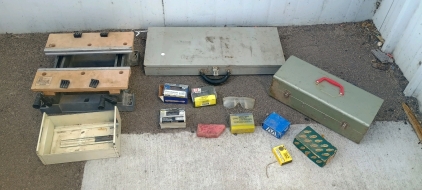 (1) Workshop Tools & Storage - Toolboxes Vise Cutting Tools Safety Gear