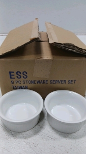 8 Piece Stoneware Server Set