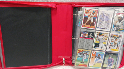 Binder of Sports Cards - Baseball - Basketball - Football