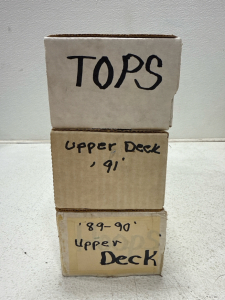 (3) Boxes of Assorted Sports Cards 100+ Cards