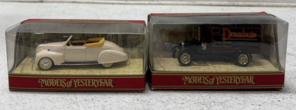 (2) Matchbox Models Of Yesteryear Vintage Car Replicas