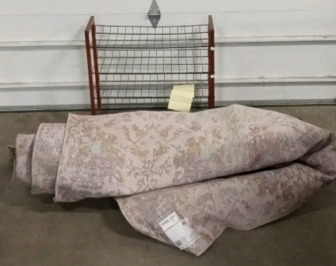 (2) Area Rugs and (1) Wire Rack