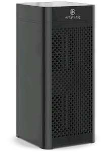 (1) Medify MA-40 Air Purifier with H13 True HEPA Filter, Covers 1680 sq ft in 1 hr, For Allergens, Smoke, Dust, Odors & More, Quiet, Removes 99.9% at 0.1 Microns, Black