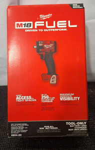 (1) 2854-20 - Milwaukee M18 FUEL 3/8-inch Compact Impact Wrench W/Friction Ring, Tool Only