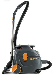 (1) TASKI - Aero 15 Plus Canister Dry Vacuum, 4 Gallon, Gray/Orange