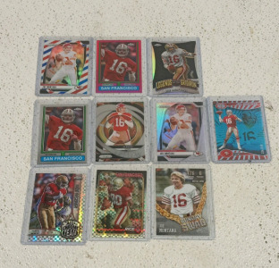 (10) Jerry Rice Football Cards