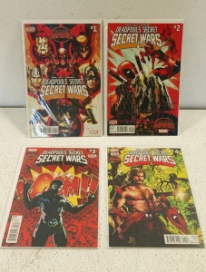 Deadpool's Secret Wars Issues 1-4 Complete Set