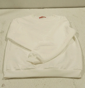 Louis Vuitton Supreme Crewneck Sweatshirt W/ Puffy Monogram