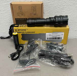 XStore LED Flashlight 1000 Lumens, Magpul MBUS Pro Sight Set Tan