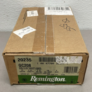 Remington Gun Club Target Loads, 20 Gauge, 2 3/4", 8 Shot, 1200 FPS, 250 Shotshells