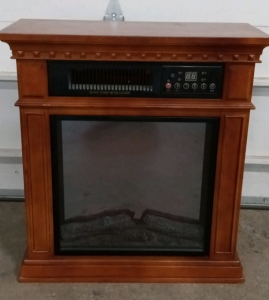 (1) Electronic Fireplace