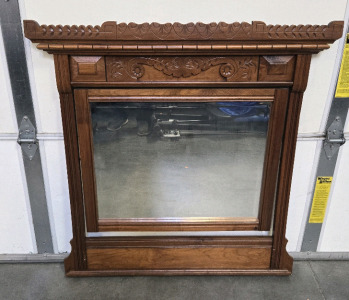 Mirror w/Wood Frame