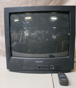 Sharp 19-inch CRT (Cathode Ray Tube) Television
