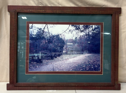 Large Framed Portrait of Cabin