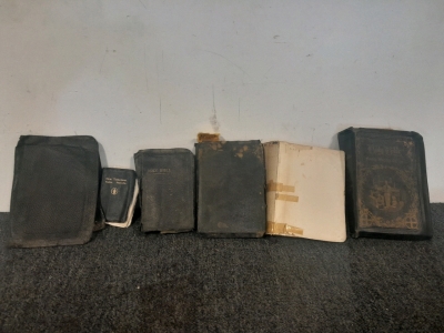 (6) Antique Bibles