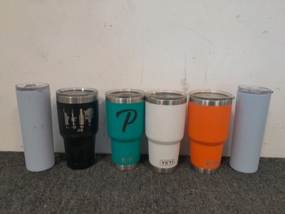 (4) Large Mugs & (2) Small Mugs