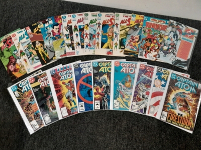 Variety of DC Comics Including Captain Atom, The Young All- Stars & More