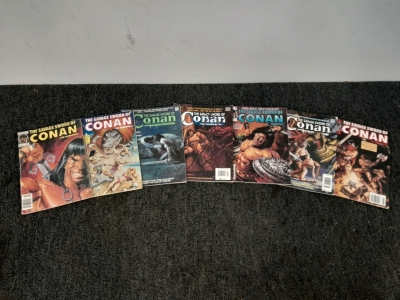 (7) The Savage Sword of Conan The Barbarian Comics