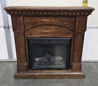 40" x 14" x 38" Electric Fireplace Heater W/Wood Mantle Frame