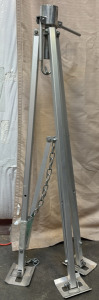Tripod Stabilizer for Fifth-Wheel Trailer