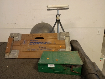Cornwell Creeper, Camp Stove, And An Exercise Ball