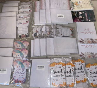 SunGlasses, Hot and Cold Gel, Water Bottle, Game/Invitation Cards
