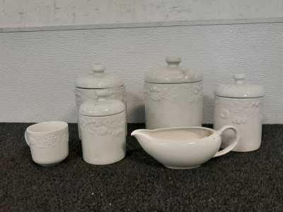 White Gibson Jars & Mug