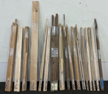 16 Bundles of Various Craft Wood