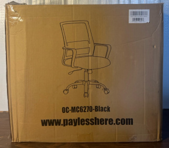 New In Box Black Office Chair
